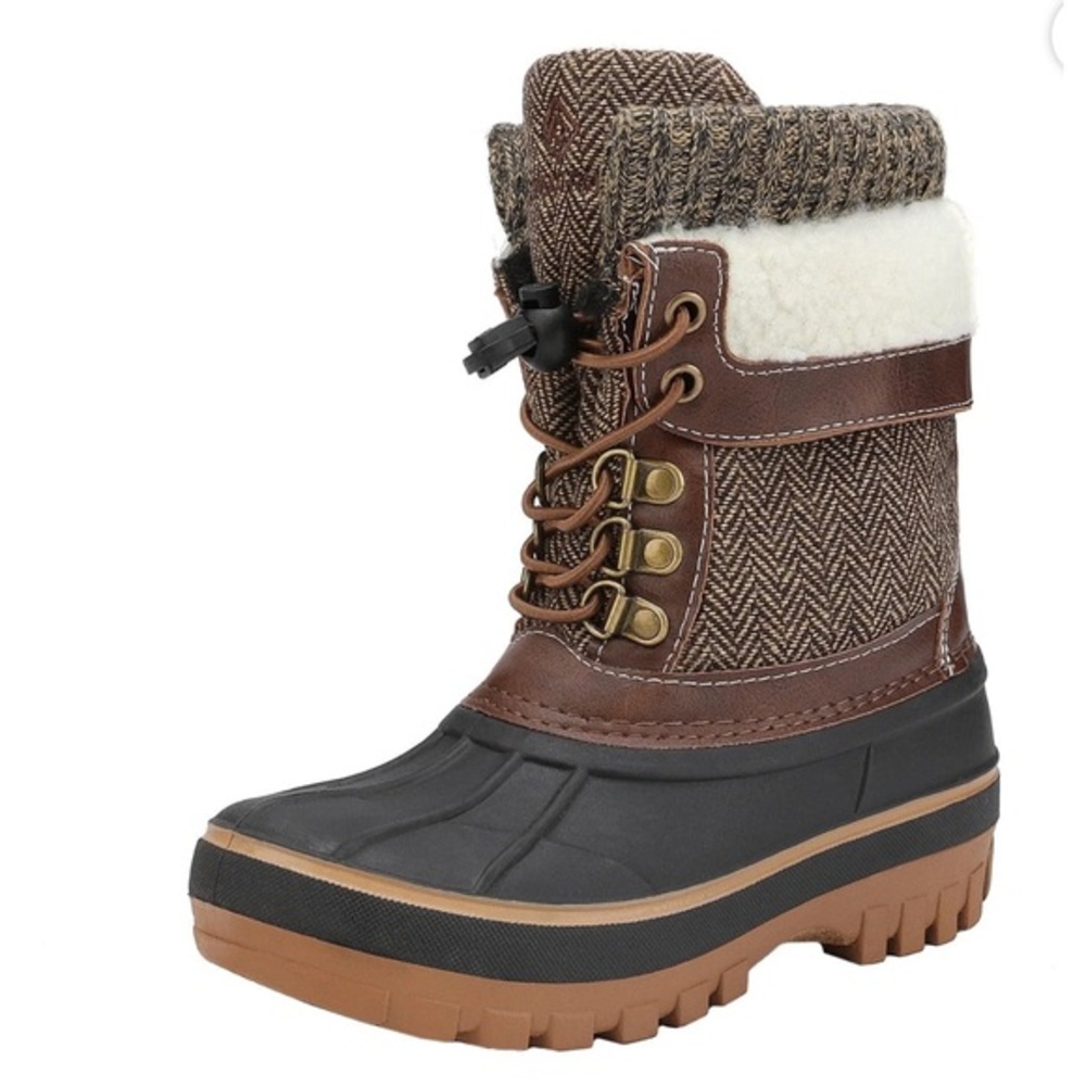 DREAM PAIRS kids Insulated Waterproof Winter Snow Boots size 5